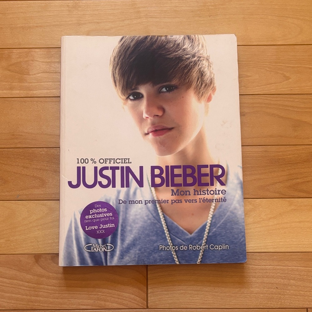 Justin Bieber Mon Histoire Book